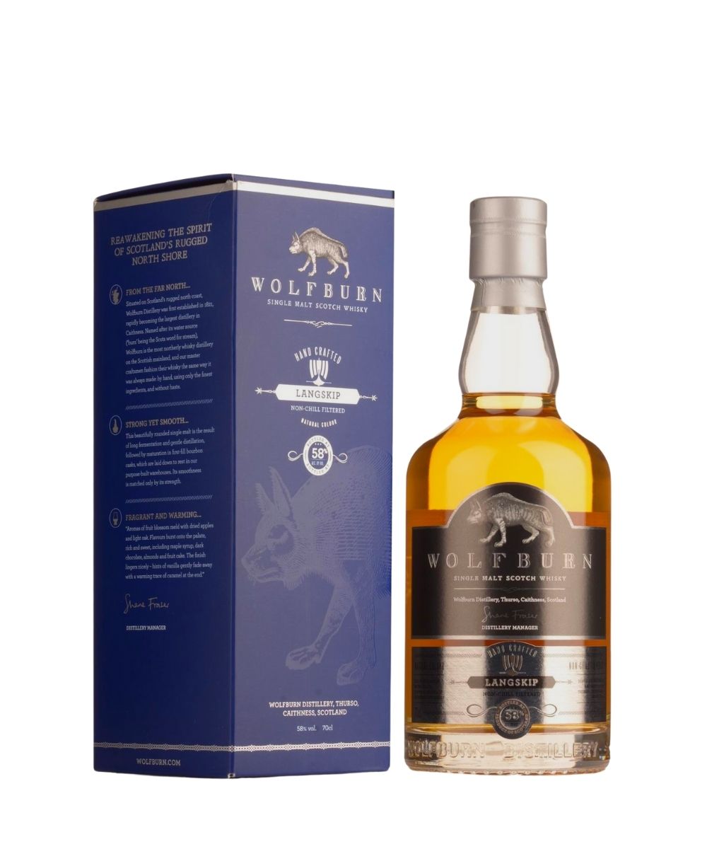 Wolfburn Langskip Single Malt Cask Strength 58%