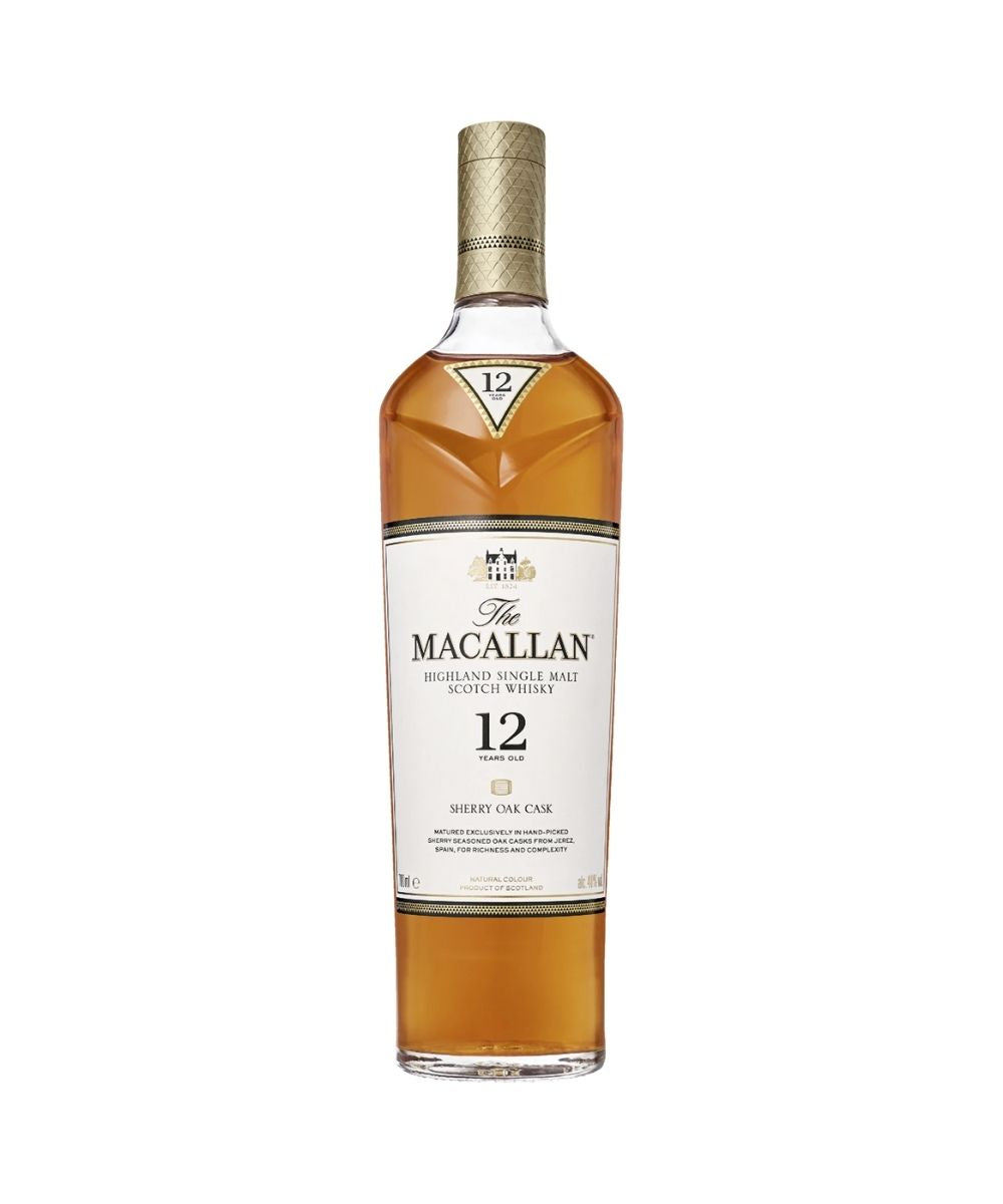 The Macallan 12 Year Old Sherry Oak Cask Highland Single Malt Scotch Whisky