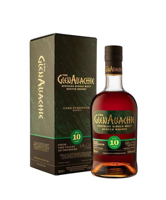 Glenallachie Speyside Single Malt Scotch Whisky 10 Year Old Cask Strength