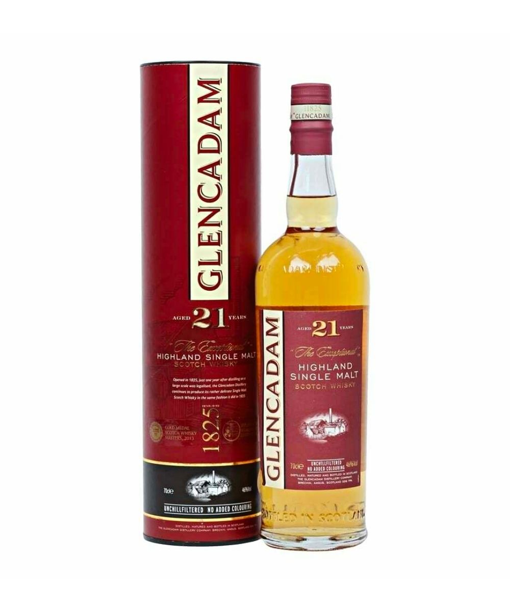 Glencadam Highland Single Malt Scotch Whisky 21 Year Old