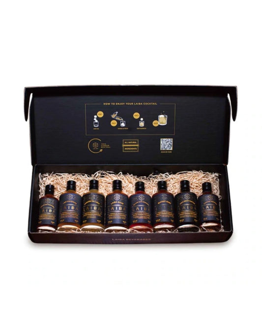 LAIBA Handcrafted Bottles Set - 125ml x 8 Bottle Pack