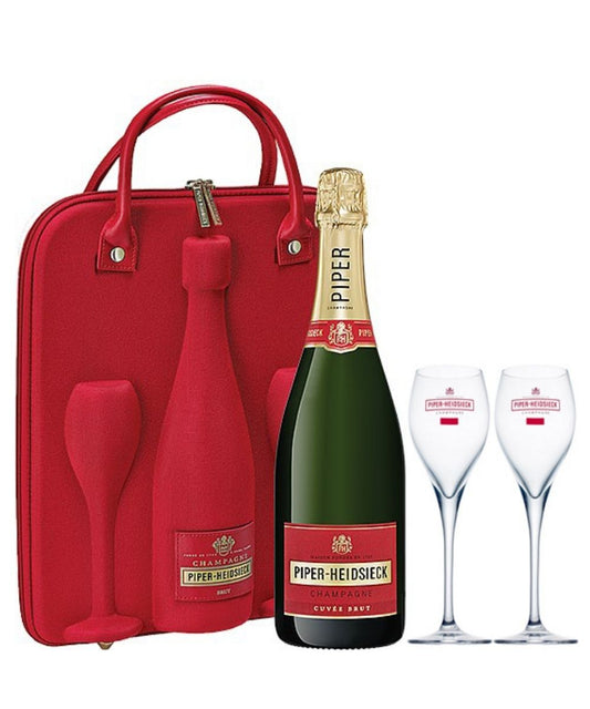 Piper-Heidsieck Cuvée Brut Travel Pack ( Free Two Glasses )