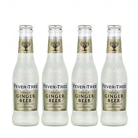 Fever Tree Ginger Beer 200ml 4 or 24 Bottle Pack