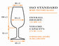 無鉛水晶ISO 國際標準品飲杯 Lead-Free Crystal ISO Glass D:65mm H:154mm